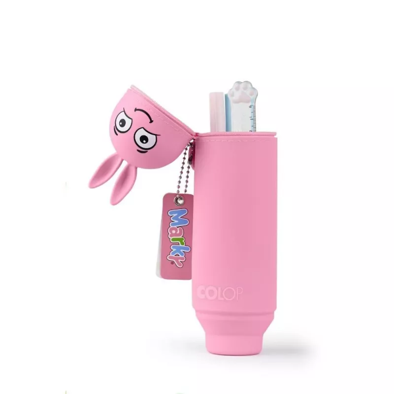 COLOP MARKY Pencil Case Pink Retail