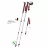 Komperdell Explorer Zero Compact Trekking Poles - Malbec