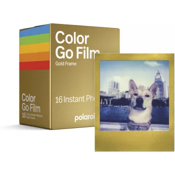 Polaroid Go / Go Gen 2 momentinė juosta – 16 kadrų – auksinis rėmelis