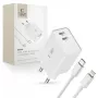 TECH-PROTECT C35W 2-Port Network Charger PD 35W + Lightning Cable White