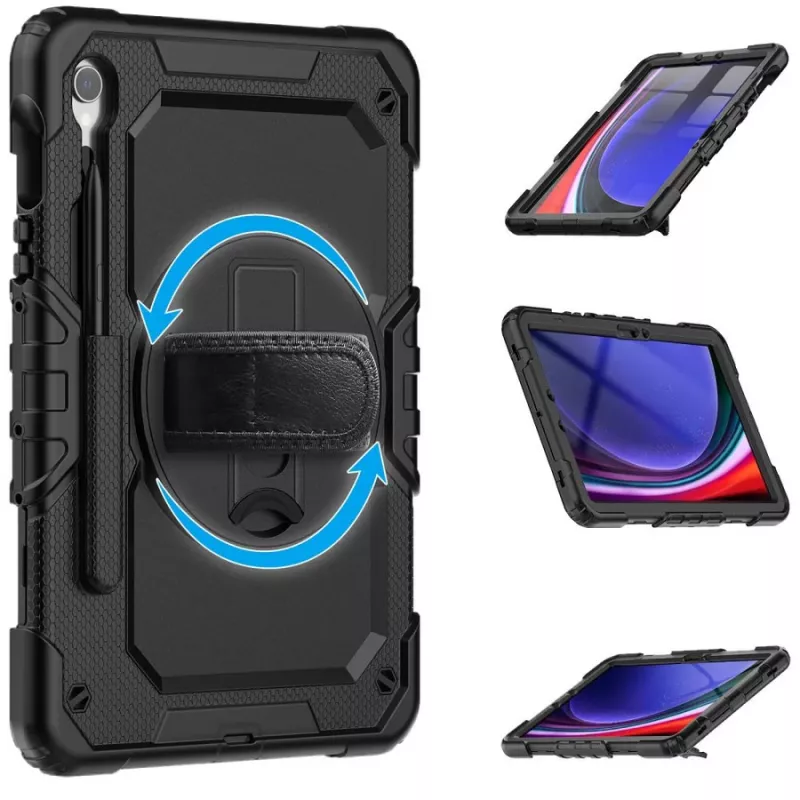 Tech-Protect Solid360 for Samsung Galaxy Tab S9 / S9 FE / S10 FE / S10 LITE Black