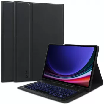 Tech-Protect SC Pen + Keyboard Case, skirta Samsung Galaxy Tab S9 / S9 FE / S10 FE / S10 Lite, juoda