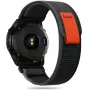 TECH-PROTECT Nylon Watch Strap for Garmin Fenix 5 / 6 / 6 Pro / 7 – Black/Orange