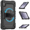 Tech-Protect Solid360 Dėklas, skirtas Samsung Galaxy Tab A9+/A11+ PLUS 11.0 X210/X215/X216/X230/X235/X236, Juodas