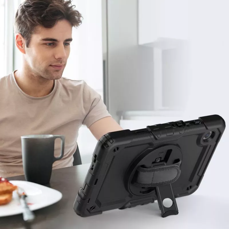 Tech-Protect Solid360 Dėklas, skirtas Samsung Galaxy Tab A9+/A11+ PLUS 11.0 X210/X215/X216/X230/X235/X236, Juodas