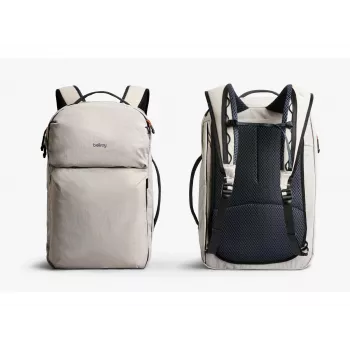 Bellroy Lite Travel Pack - 30L kelioninė kuprinė su skyriumi nešiojamam kompiuteriui (Ash)