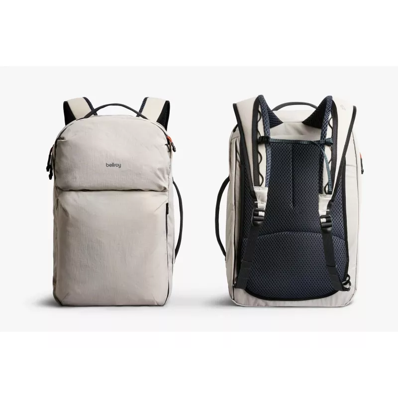 Bellroy Lite Travel Pack - 30L kelioninė kuprinė su skyriumi nešiojamam kompiuteriui (Ash)