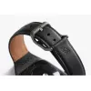 Bellroy Classic Leather Band for Apple Watch, Black, 40mm, 41mm, 38mm, 42mm (Series 10/11)