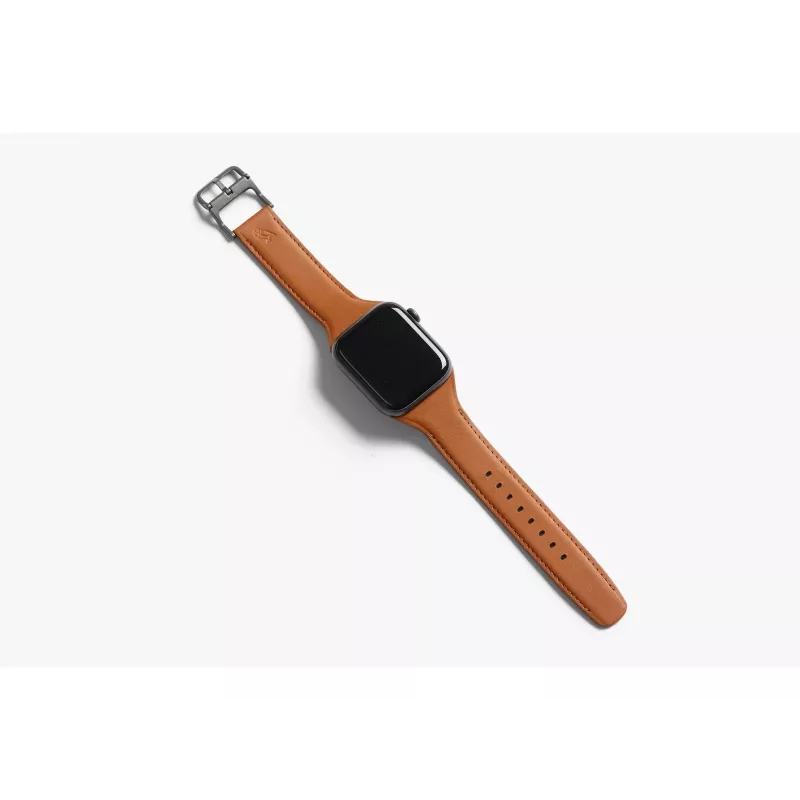 Bellroy Classic Leather Band for Apple Watch, Brown, 40mm, 41mm, 38mm, 42mm (Series 10/11)