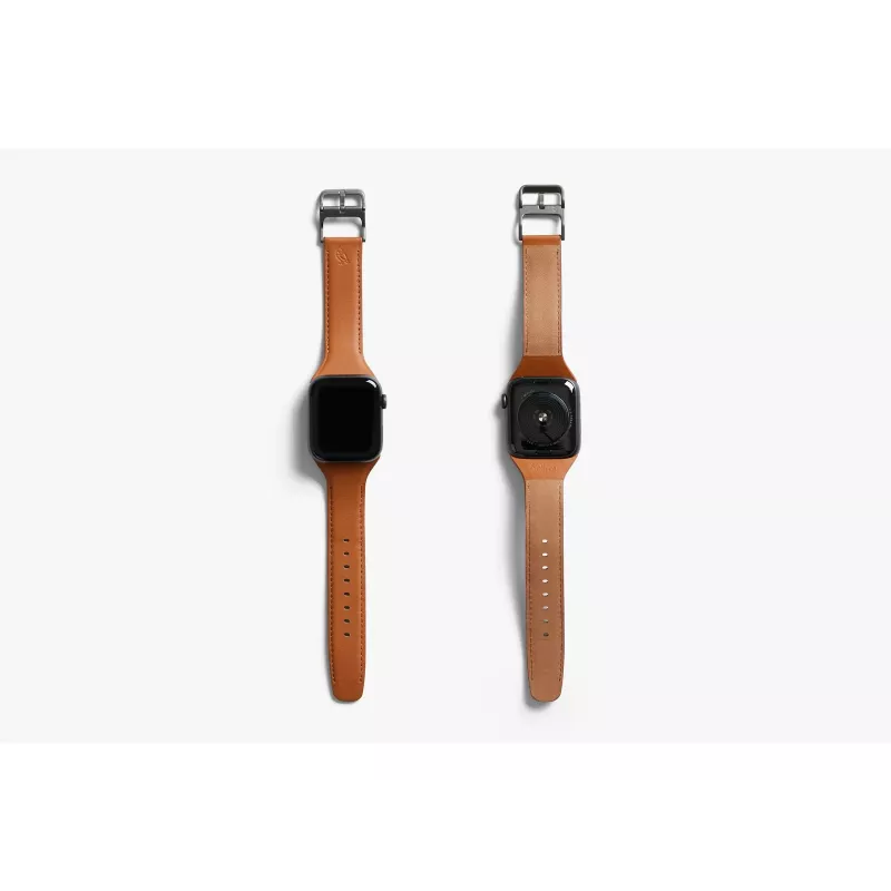 Bellroy Classic Leather Band for Apple Watch, Brown, 40mm, 41mm, 38mm, 42mm (Series 10/11)