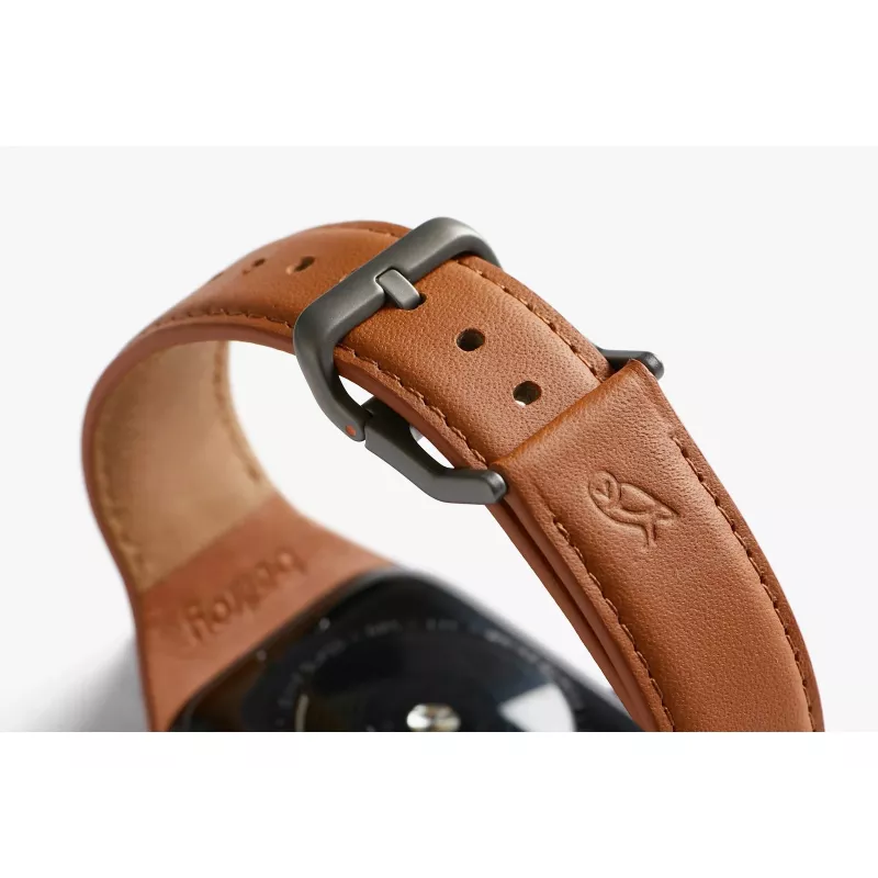 Bellroy Classic Leather Band for Apple Watch, Brown, 40mm, 41mm, 38mm, 42mm (Series 10/11)