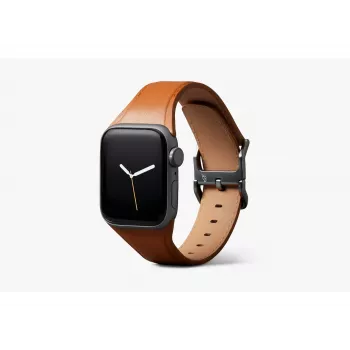 Bellroy Classic Leather Band for Apple Watch, Brown, 42mm, 44mm, 45mm, 46mm, 49mm