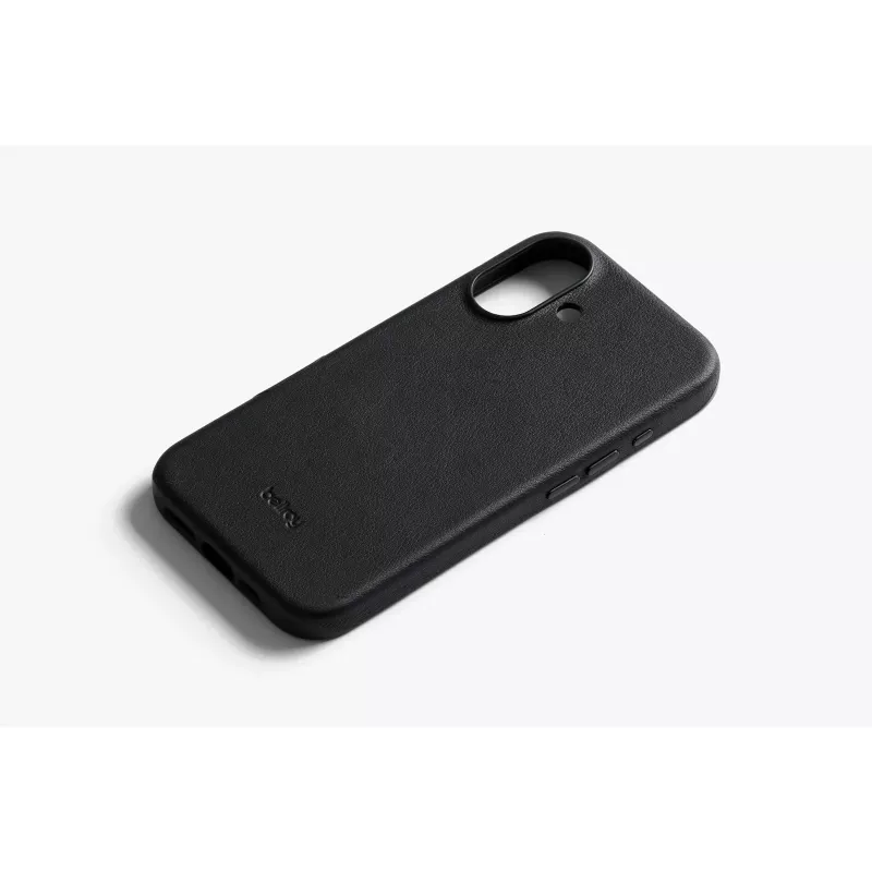 Bellroy Leather Case, skirta iPhone 16, juoda