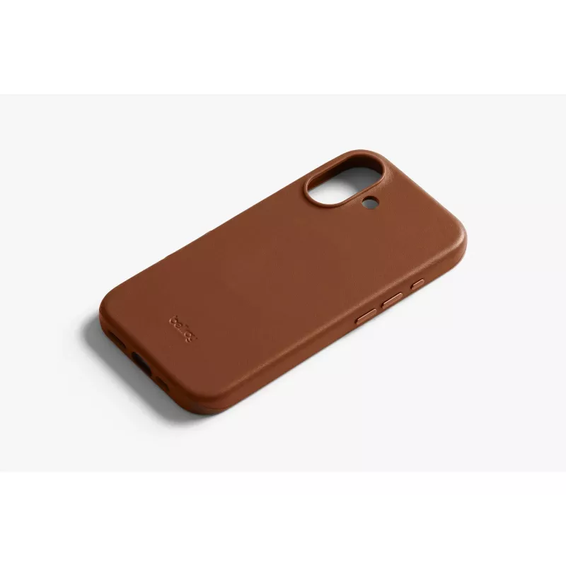 Bellroy Leather Case for iPhone 16, Brown
