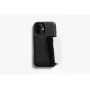 Bellroy Leather Card Case, skirta iPhone 16, juoda