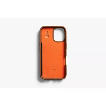 Bellroy Leather Card Case, skirta iPhone 16 Plus, ruda