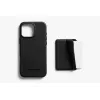 Bellroy Leather Case with Magnetic Wallet, skirta iPhone 16 Pro Max, juoda