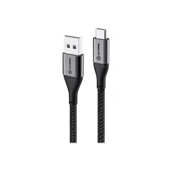 ALOGIC Super Ultra USB-C į USB-A laidas 1 m juodas
