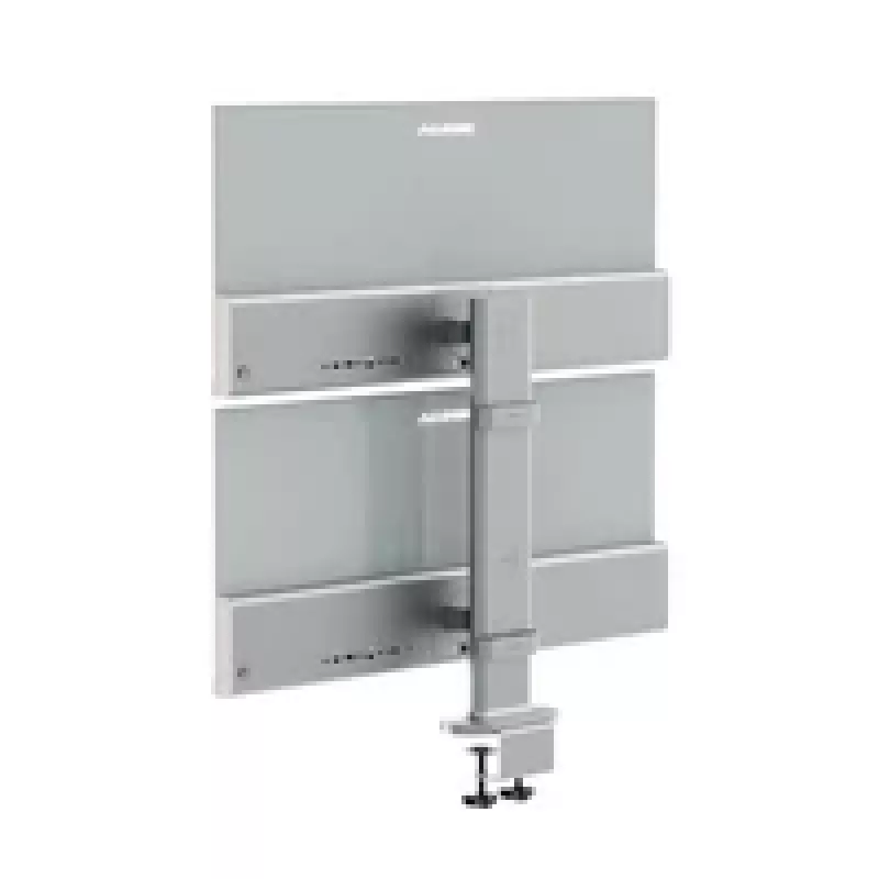 ALOGIC Elevate 34 Dual Vertical Monitor Stand sidabrinis