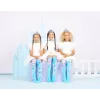 MADMIA Vaikiškos kelių ilgio kojinės Frozen Elsa 3D spauda - 1 pora