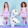 MADMIA Disney Frozen Elsa Anna Knee-High Socks for Girls - 1 Pair, Kids' Shoe Size US 10-3 (EU 27-34), Multi-Color