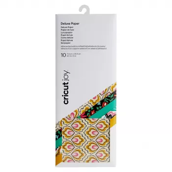 CRICUT Joy lipnus deluxe popierius 11,5x30 cm, 10 lapų, By Design