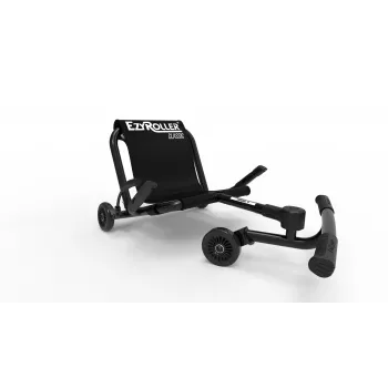 EzyRoller Classic Foot-Powered Go Kart vaikams nuo 3 iki 12 metų, juoda