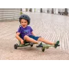 EzyRoller Classic Foot-Powered Go Kart vaikams nuo 3 iki 12 metų, juoda