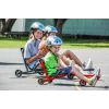 EzyRoller Classic Foot-Powered Go Kart vaikams nuo 3 iki 12 metų, juoda
