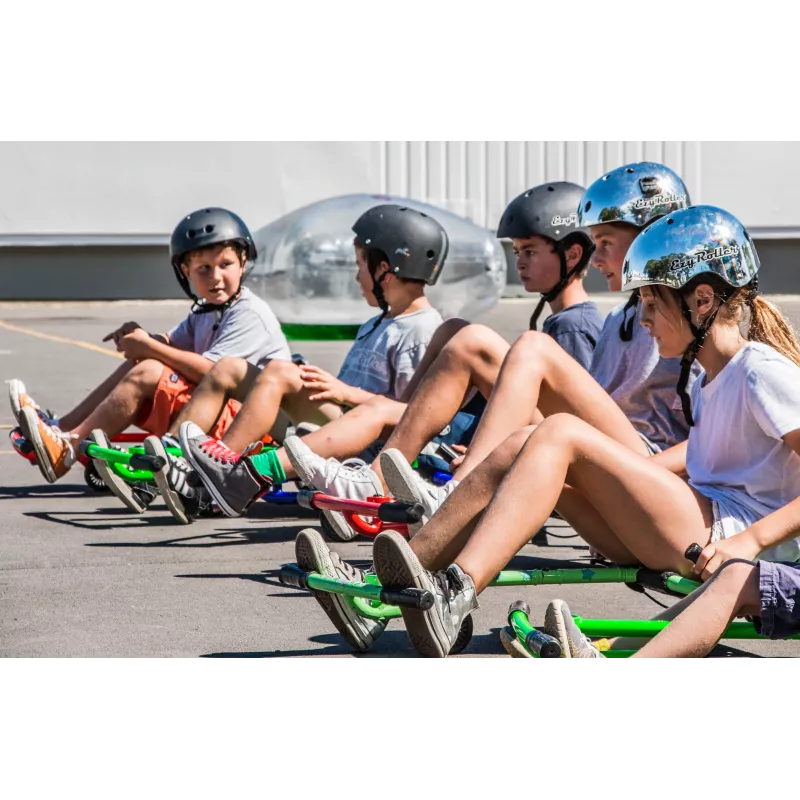 EzyRoller Classic Blue Ride-On Toy for Ages 3-12