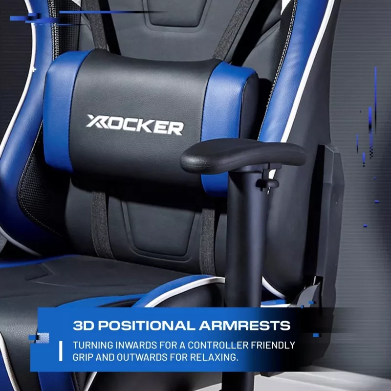 X Rocker Agility eSports Gaming Chair Blue/Black