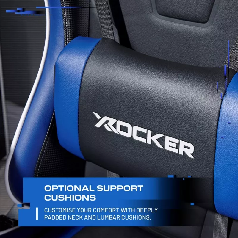 X Rocker Agility eSports Gaming Chair Blue/Black