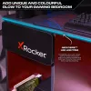 XROCKER Gaming Desk Grey-Red