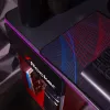 XROCKER Gaming Desk Grey-Red