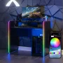X Rocker 2023269 žaidimų stalas su LED, juodas