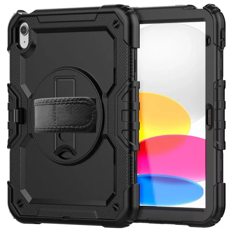 Tech-Protect Solid360 for iPad 10.9 10th Gen (2022) / iPad 11 11th Gen (2025) Black