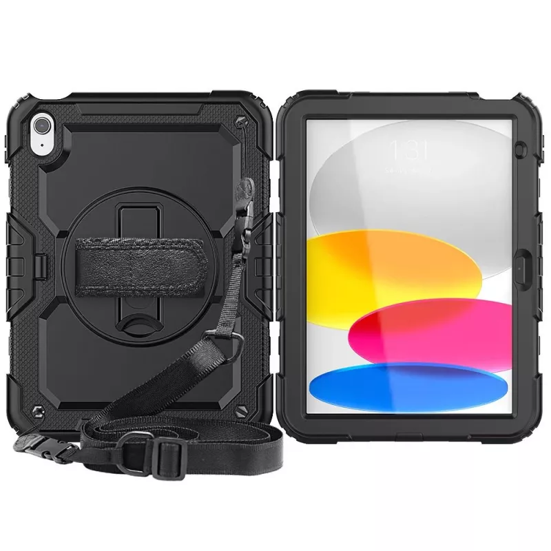 Tech-Protect Solid360 for iPad 10.9 10th Gen (2022) / iPad 11 11th Gen (2025) Black