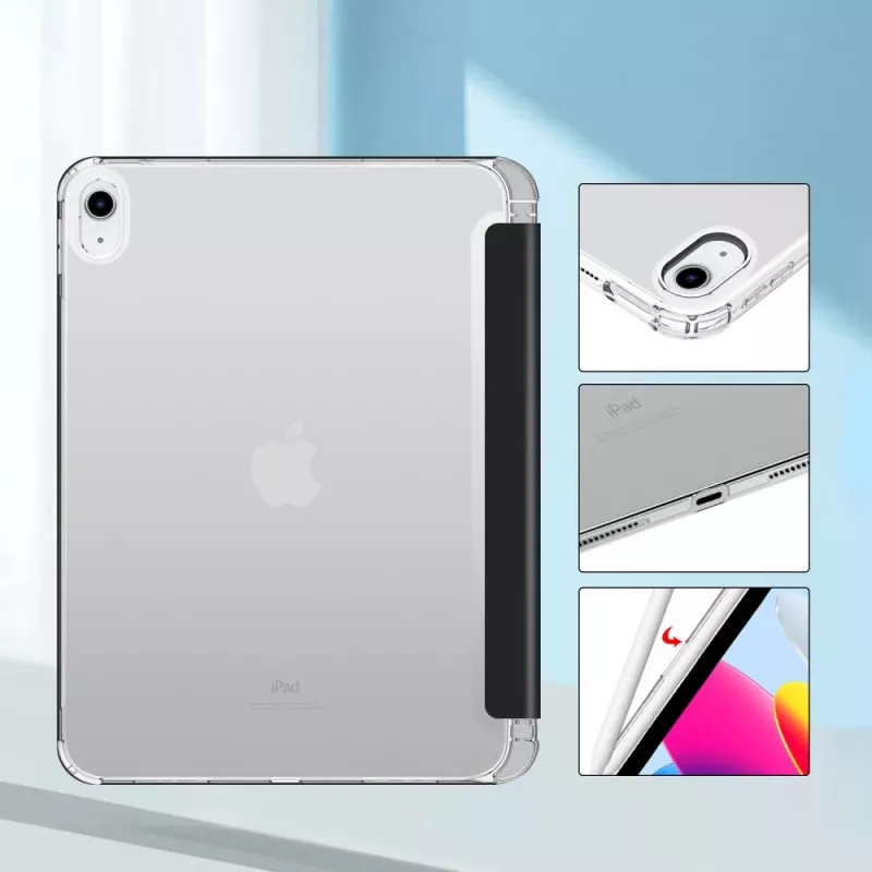 Tech-Protect SC Pen Hybrid dėklas, skirtas iPad 10.9 (2022) / iPad 11 (2025), juodas