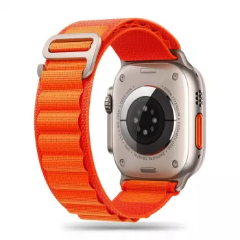Tech-Protect Nylon Pro Sport Loop, skirta Apple Watch 4/5/6/7/8/SE/Ultra (42/44/45/49 mm), oranžinė