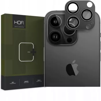 Hofi FullCam Pro+ fotoaparato objektyvo apsauga, skirta iPhone 14 Pro / 14 Pro Max – juoda