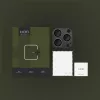 Hofi FullCam Pro+ fotoaparato objektyvo apsauga, skirta iPhone 14 Pro / 14 Pro Max – juoda