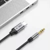 TECH-PROTECT ULTRABOOST USB-C į 3,5 mm Mini Jack garso laidas 100 cm juodas
