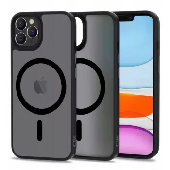 Tech-Protect MagMat dėklas su MagSafe, skirtas Apple iPhone 11 Pro – matinė juoda