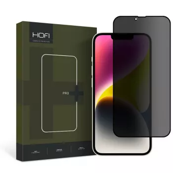 HOFI Anti Spy Glass Pro+ privatumo ekrano apsauga, skirta iPhone 13 Pro Max / 14 Plus