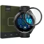 HOFI Hybrid Pro+ Hibridinis stiklo apsauginis ekrano stikliukas, skirtas Garmin Forerunner 965 - Juodas