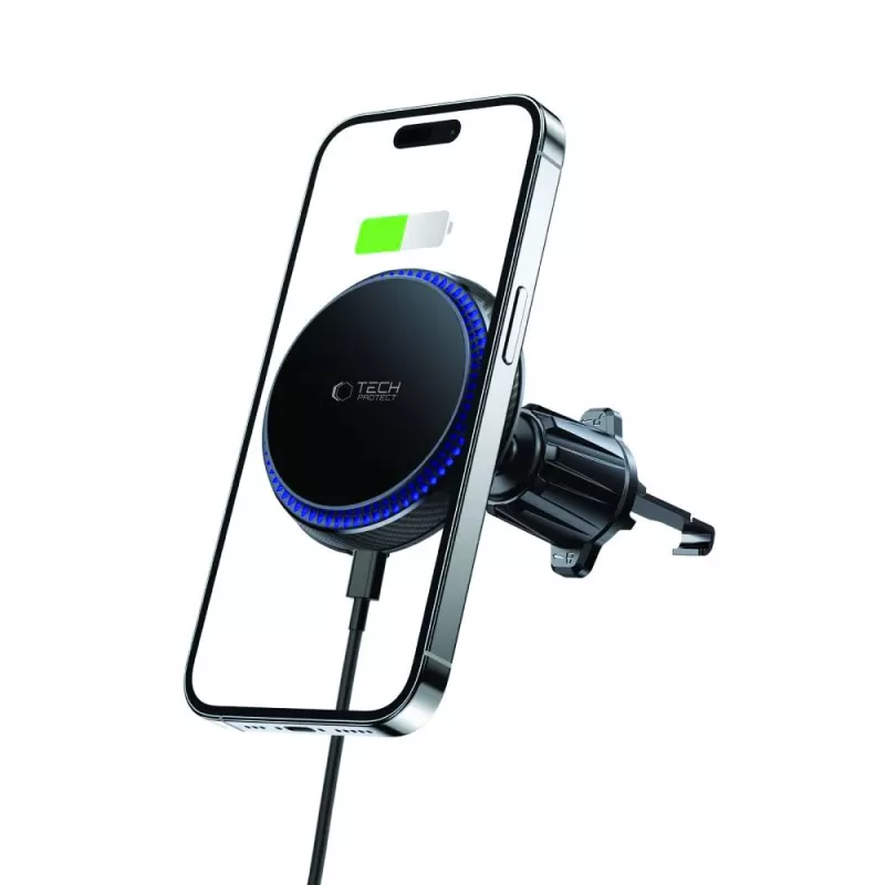 TECH-PROTECT MM15W-V4 Magnetic MagSafe Vent Car Mount Wireless Charger 15W Juoda