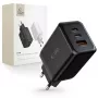 TECH-PROTECT C65W 3-Port Network Charger PD 65W / QC3.0 Black