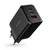 TECH-PROTECT C65W 3-Port Network Charger PD 65W / QC3.0 Black