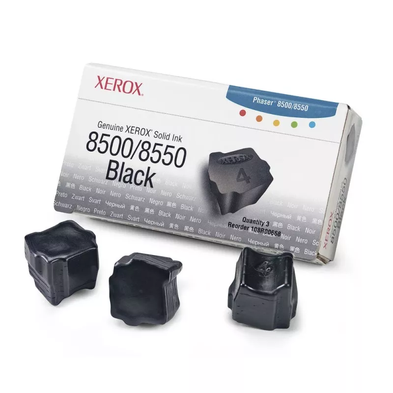 Xerox Phaser 8500/8550 Black Solid Ink Stick - Standard Yield - 1 Pack