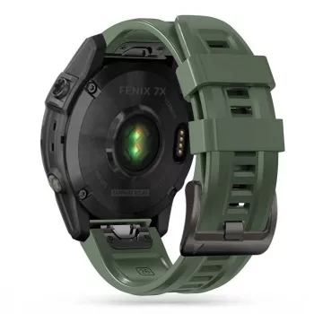 TECH-PROTECT ICONBAND Garmin Fenix 5 / 6 / 6 Pro / 7 Army Green Silicone Strap